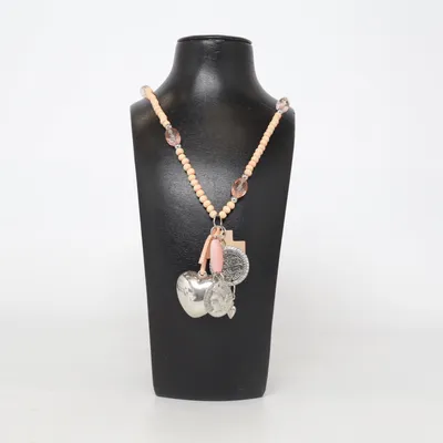 Ketting (Roze, Zilver, Meerkleurig) van Fashion Jewelry Onbekend materiaal