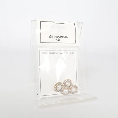 Buttons (Diamond Pearl) from Go Handmade