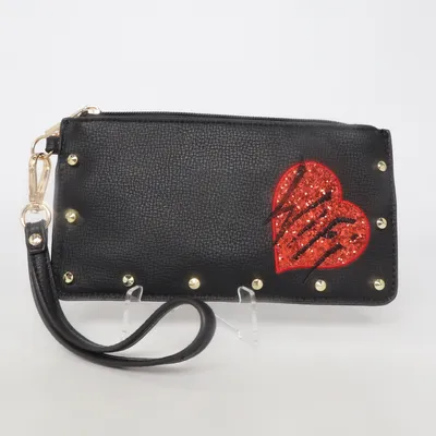Wallet (Black, Red) from Orla Kiely