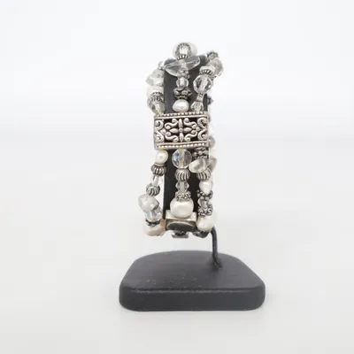 Armbånd (Hvid, Sølv) Ukendt metal
