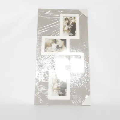 Cadre photo (Gris, Blanc)