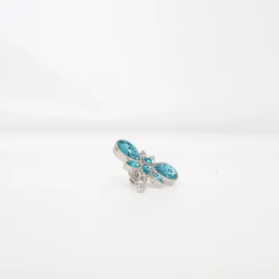 Broche (Blauw, Zilver) van LBVYR Onbekend materiaal