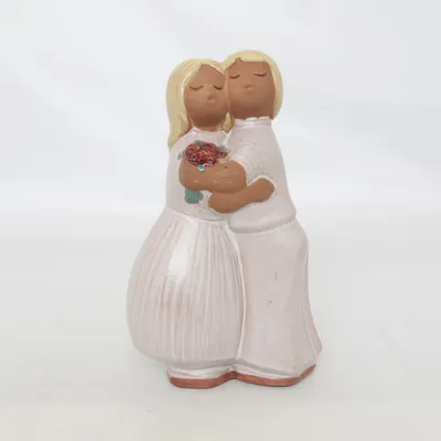 Figurine en porcelaine (Beige, Multicolore) de JIE Gantofta