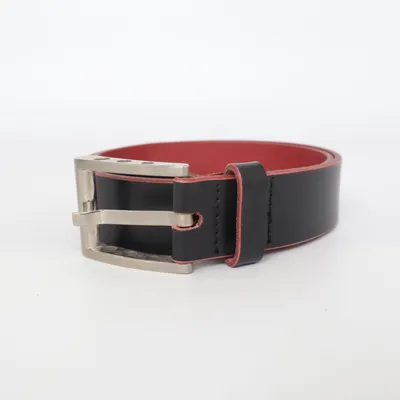 Belt (Black, Red) from Remember Leather