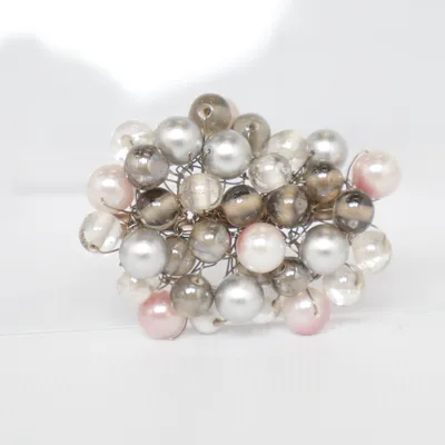 Broche (Roze, Grijs, Meerkleurig) Onbekend materiaal