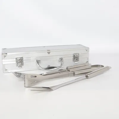 Grillbestick (Silverfärgad, Svart)