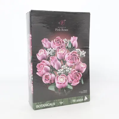 Bouwset (Bouquet Of Pink Roses) van Bouquet