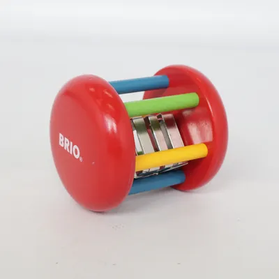 Skallra (Röd, Flerfärgad) från Brio