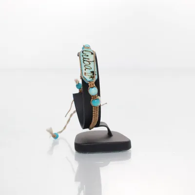 Armband (Turkos, Brun) Okänd metall