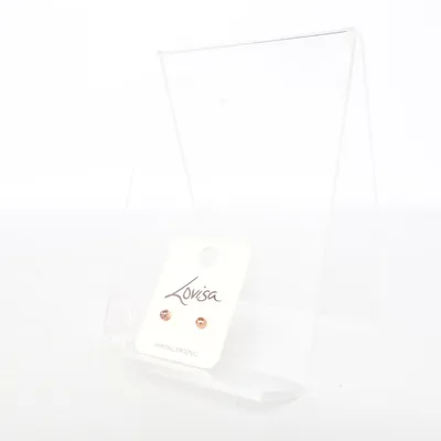 Örhängen (Rosa) från Lovisa Okänd metall