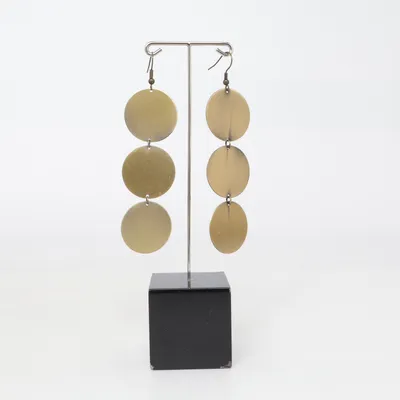 Earrings (Gold) Unknown metal