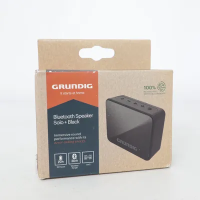 Bluetooth-högtalare (Solo + Black) från Grundig