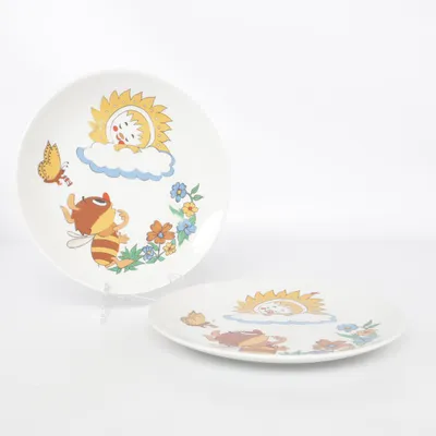 Tallrik (Vit, Flerfärgad) från Kahla