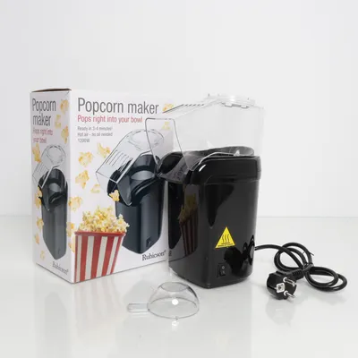 Popcorn machine (Zwart) van Rubicson