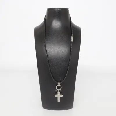 Ketting (Zwart, Zilver) van Dyrberg/Kern Roestvrij staal