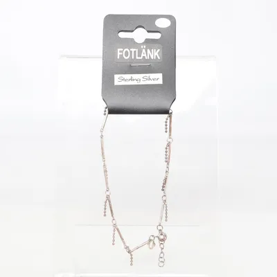 Fotlänk (Silverfärgad) från Flowtank Okänd metall