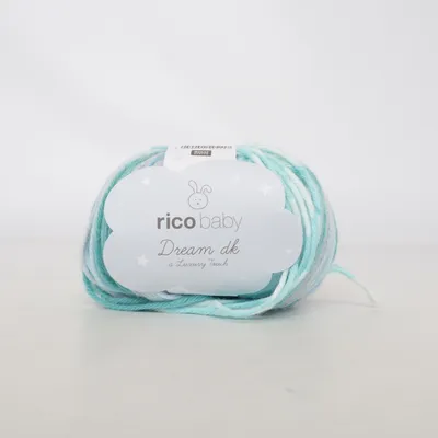 Fil (Bleu, Multicolore) de Rico Design Acrylique, Polyamide