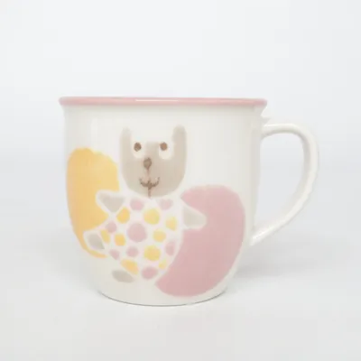 Mug (White, Multicolored) from Pentik