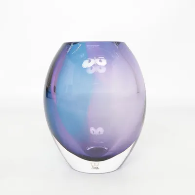 Vas (Lila, Blå) från Kosta Sweden