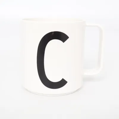 Mug (White, Black) from Arne Jacobsen