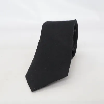 Tie (Black) from Excellent Polyester, Wool