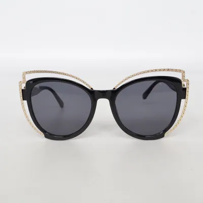 Solglasögon (Svart, Guldfärgad)