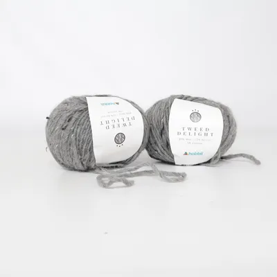 Garen (Tweed Delight) van Hobbii Acryl, Viscose, Wol