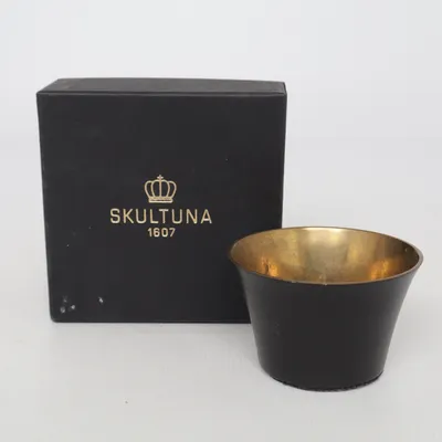 Lyslygte (Guld, Sort) fra Skultuna