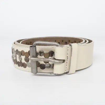 Ceinture (Beige) de Monrow Cuir