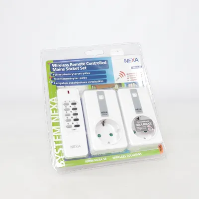 Socket (Wireless Remote Controlled Mains Socket Set) from Nexa