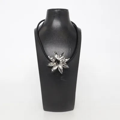 Choker (Sort, Sølv) Ukendt metal