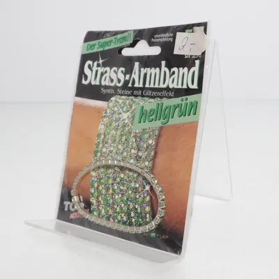 Armband (Zilver, Groen) Onbekend materiaal