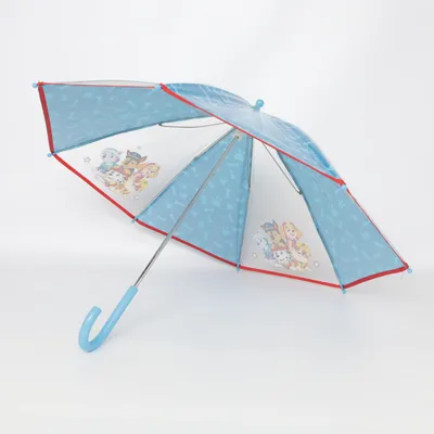 Parapluie (Bleu, Transparent, Rouge) de Paw Patrol