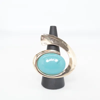 Ring (Guld, Blå) Ukendt metal