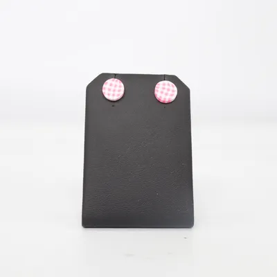 Örhängen (Rosa, Vit) Okänd metall