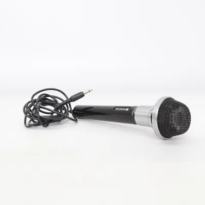 Microphone (Black, Silver) from Sanyo
