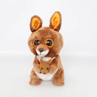 Zacht speeltje (Bruin, Wit) van Beanie Boos Ty