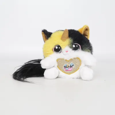 Soft toy (Black, Yellow, White) from Zuru Polyester
