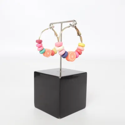 Boucles d'oreilles (Multicolore) Métal inconnu