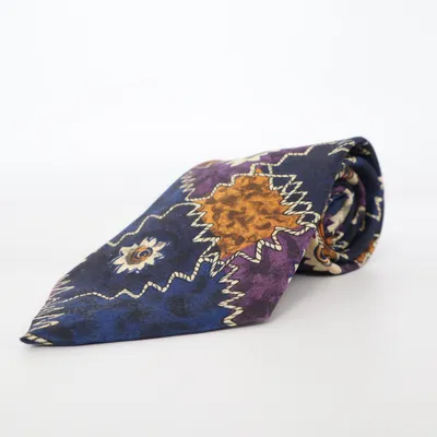 Stropdas (Blauw, Lila, Meerkleurig) van New Fast Zijde