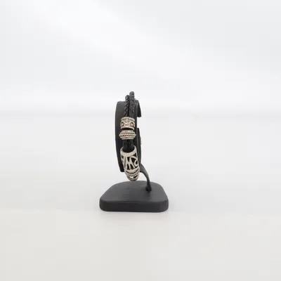 Armband (Zwart, Zilver) Onbekend materiaal