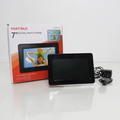 Digital photo frame (Black) from Matsui