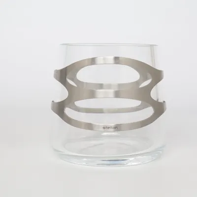 Vaas (Transparant, Zilver) van Stelton