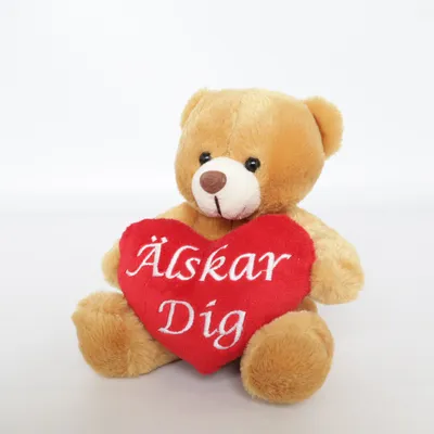 Peluche (Marron, Rouge) de Nordic Souvenir