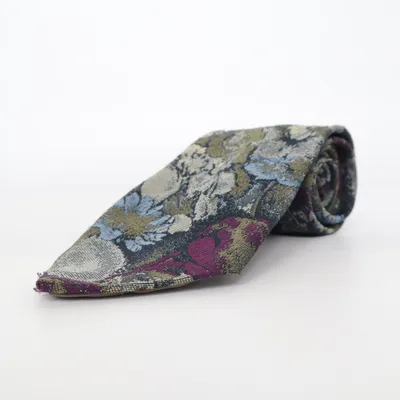 Cravate (Vert, Violet, Multicolore) de Angelo Litrico Polyester, Laine