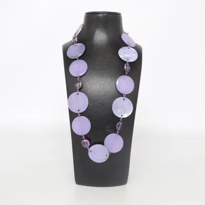 Necklace (Purple) Unknown metal