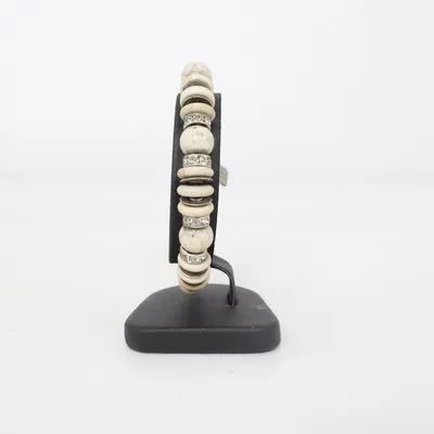 Bracelet (Beige, Silver) from The Moshi Unknown metal