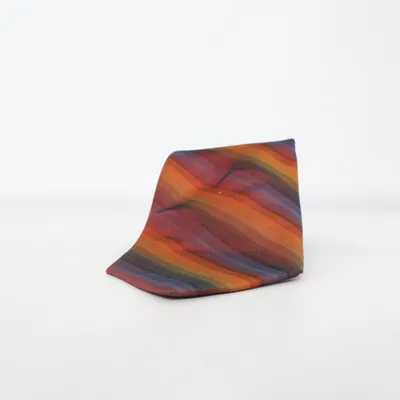 Tie (Orange, Purple, Brown) from Hemley Silk