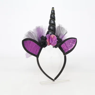 Kostuum accessoires (Zwart, Lila)