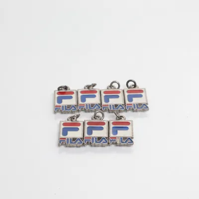 Berlock (Röd, Blå, Vit) från Fila Okänd metall